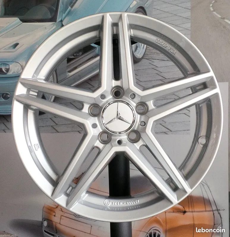JANTE NEUVE 19 LOOK MERCEDES SPORT SILVER 19'' 5X112 8.5x19"
