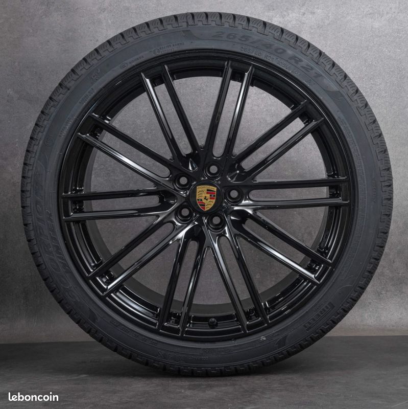 4 jantes 22  black  dAv+ar. CAYENNE COUPE 10x22"