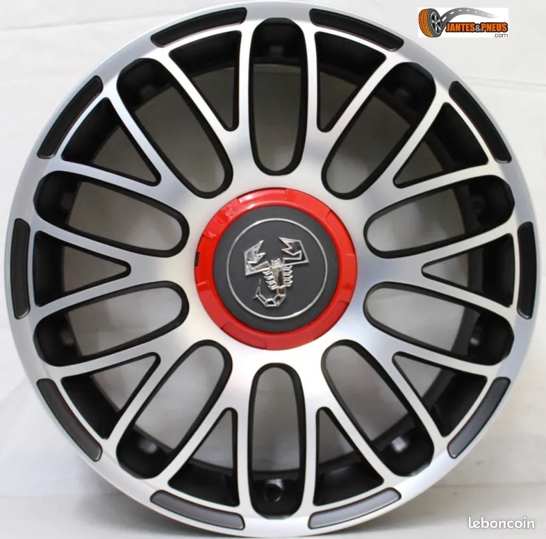 Jante neuve look ABARTH Sport Black 17' 4x98 7x17"