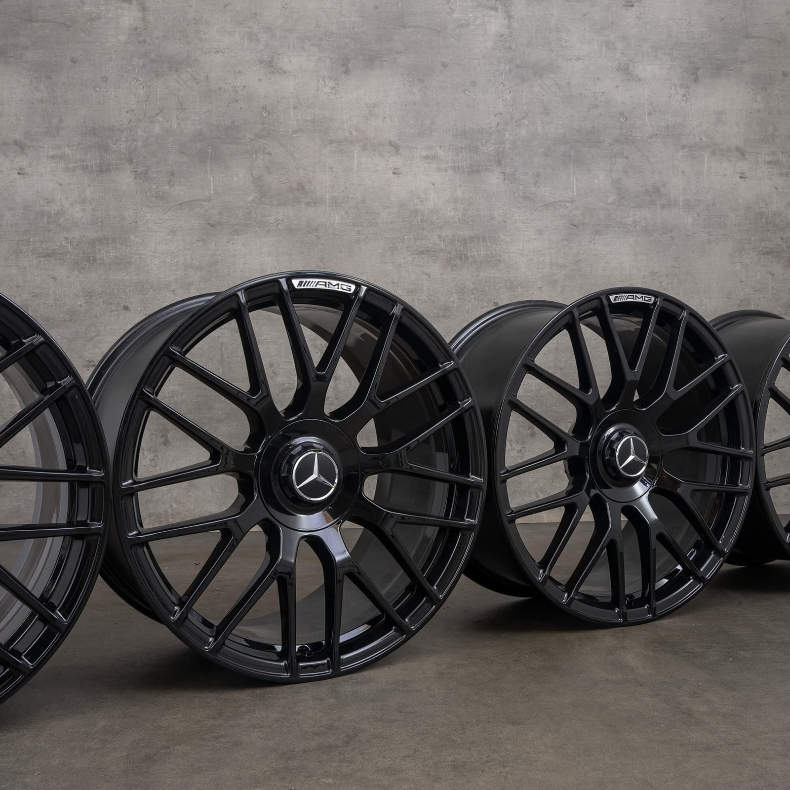 jante neuve  pour mercedes noir lip 18' 5x112 RS Design sport 8x18"