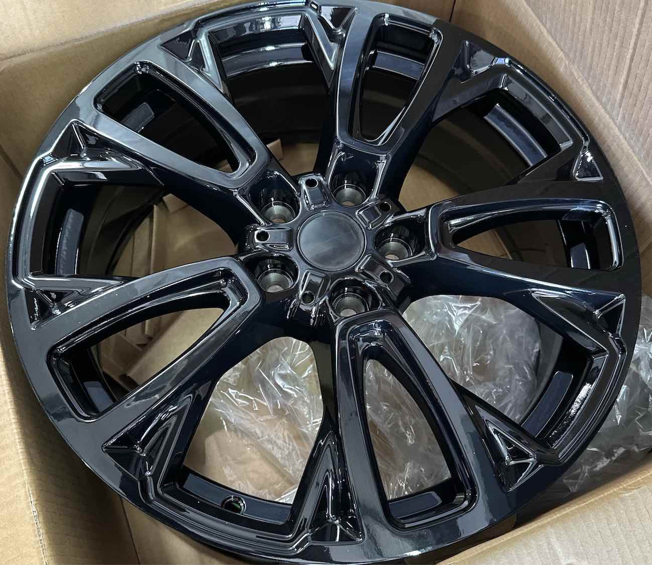 Lot complet 4 jantes neuves looK W Sport Black polish 18' 5x112 + 4 Berlin Sport 205/ 40R18 NXII SWL 7.5x18"