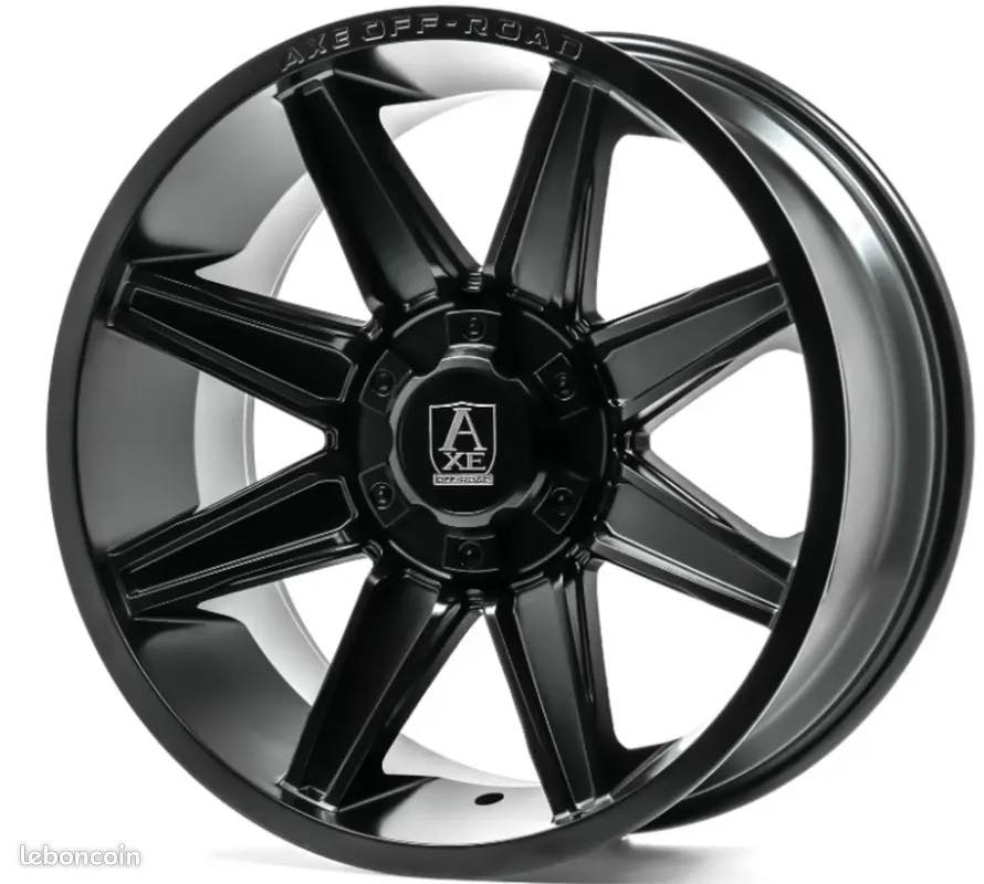LOT COMPLET 4X jantes 20'' 6x139,7 FORD RANGER 4X4 BLACK + 4 PNEUS 265/50R20 9x20"