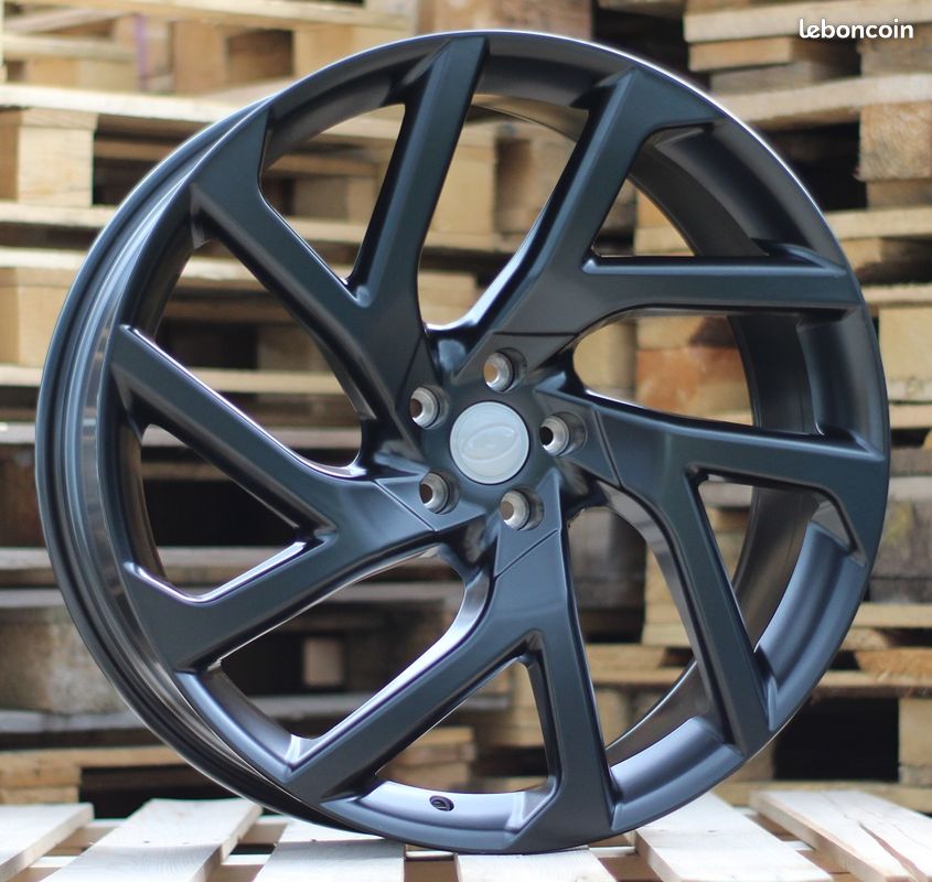 Jante 22' 5x108 Black polish pour VELAR RANGE ROVER 9.5x22"