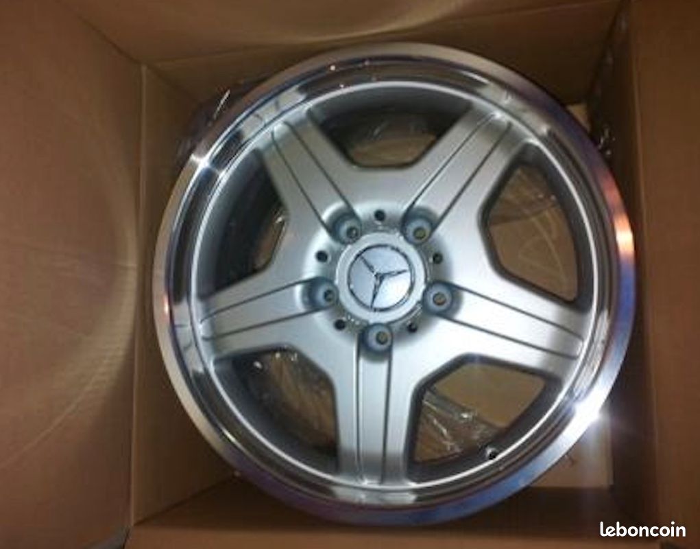 Jante neuve 18’ 5/130 4x4 pour Classe G polish Silver 9.5x18"