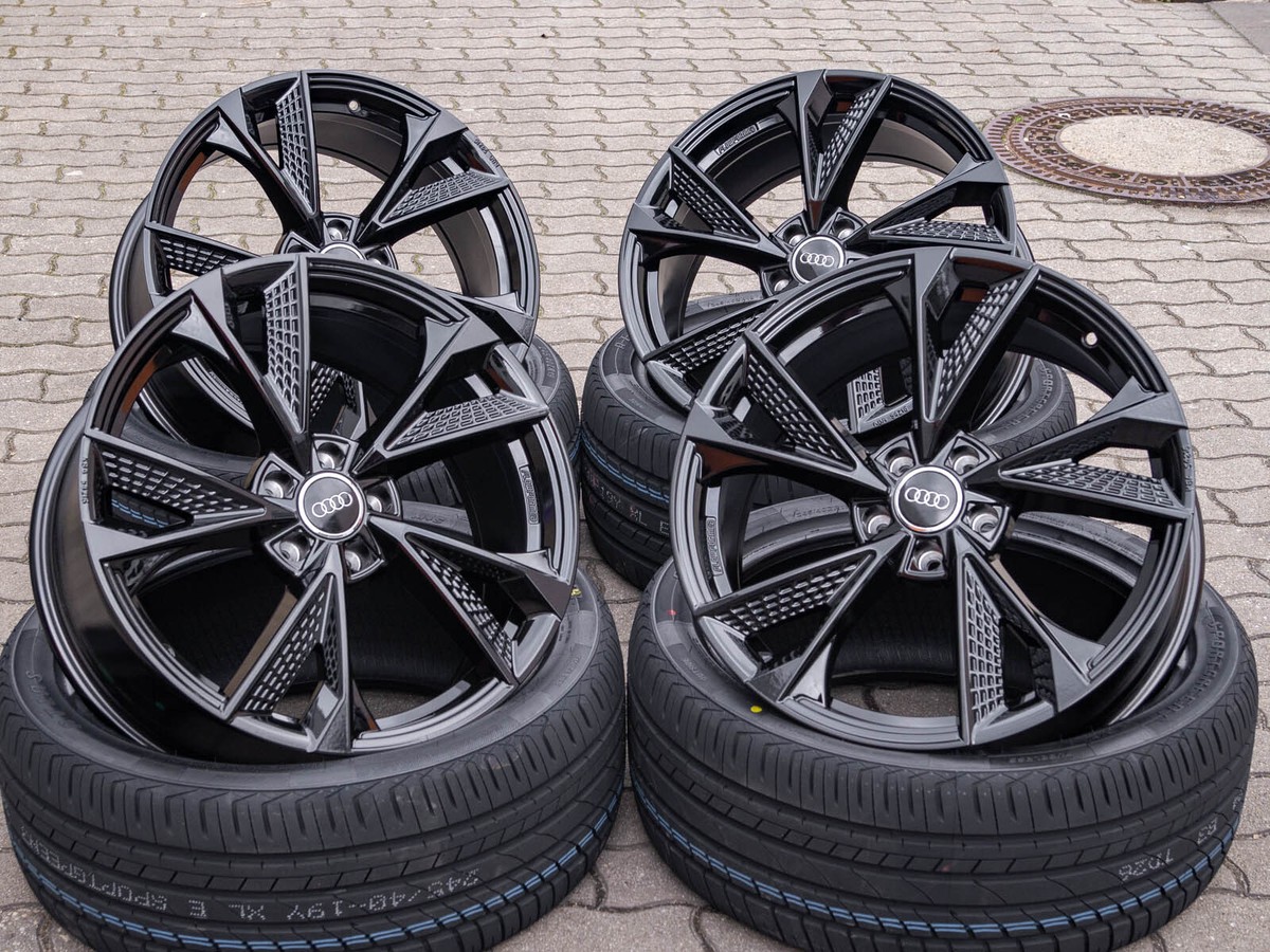 Jante neuve 17’ 5/112 type rs6 black painted pour Audi ET45 7.5x17"