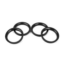 Pack 4 bagues 57/66mm pour Audi 8x18"