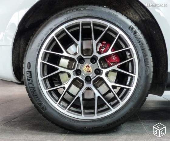 LOT COMPLET 4 JANTES NEUVES POUR MACAN LOOK SPYDER SPORT ANTHRACITE POLISH 10X20 ET 9x20"