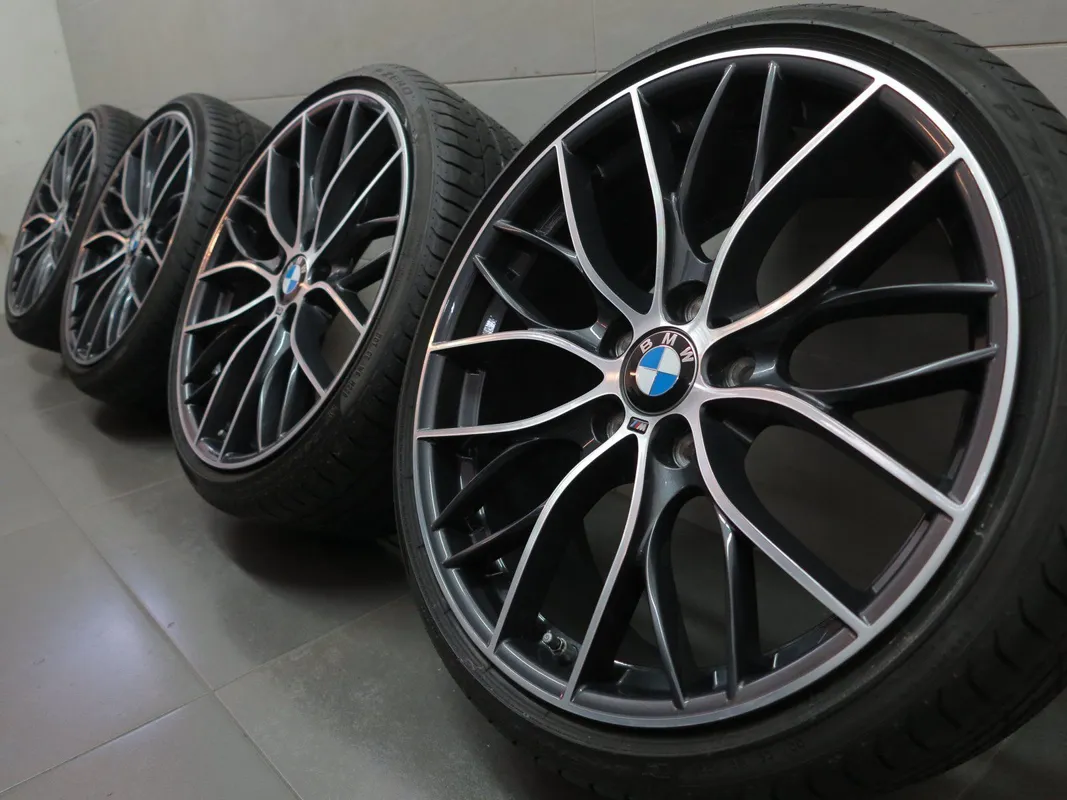 PACK 4 JANTES NEUVES 20'5x120 av+ar  look M Sport pour BMW F31  avec pneus et Capteurs TPMS  225 et 255  9,5x20 et 8.5x20"