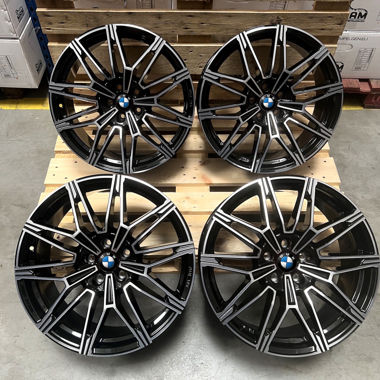 Jante neuve en 20' 5x112 black polish  pour bmw 8.5x20"