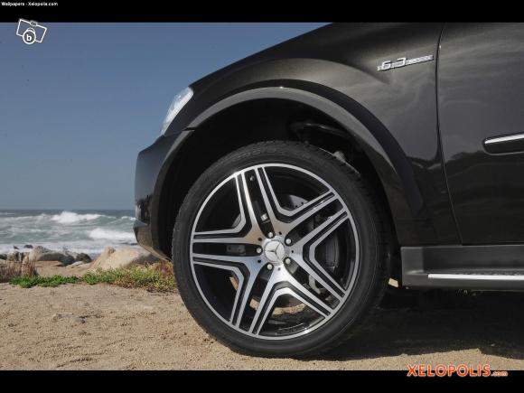 4 jantes MERCEDES 4x4x ML SPORT   AV+AR  BLACK POLISH + 4 PNEUS NEUFS ATII 295/30R22 10x22"