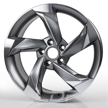 Jante neuve RS Sport S5 Anthracite polish + pneu 245/40r18 NXII Berlin 8x18"