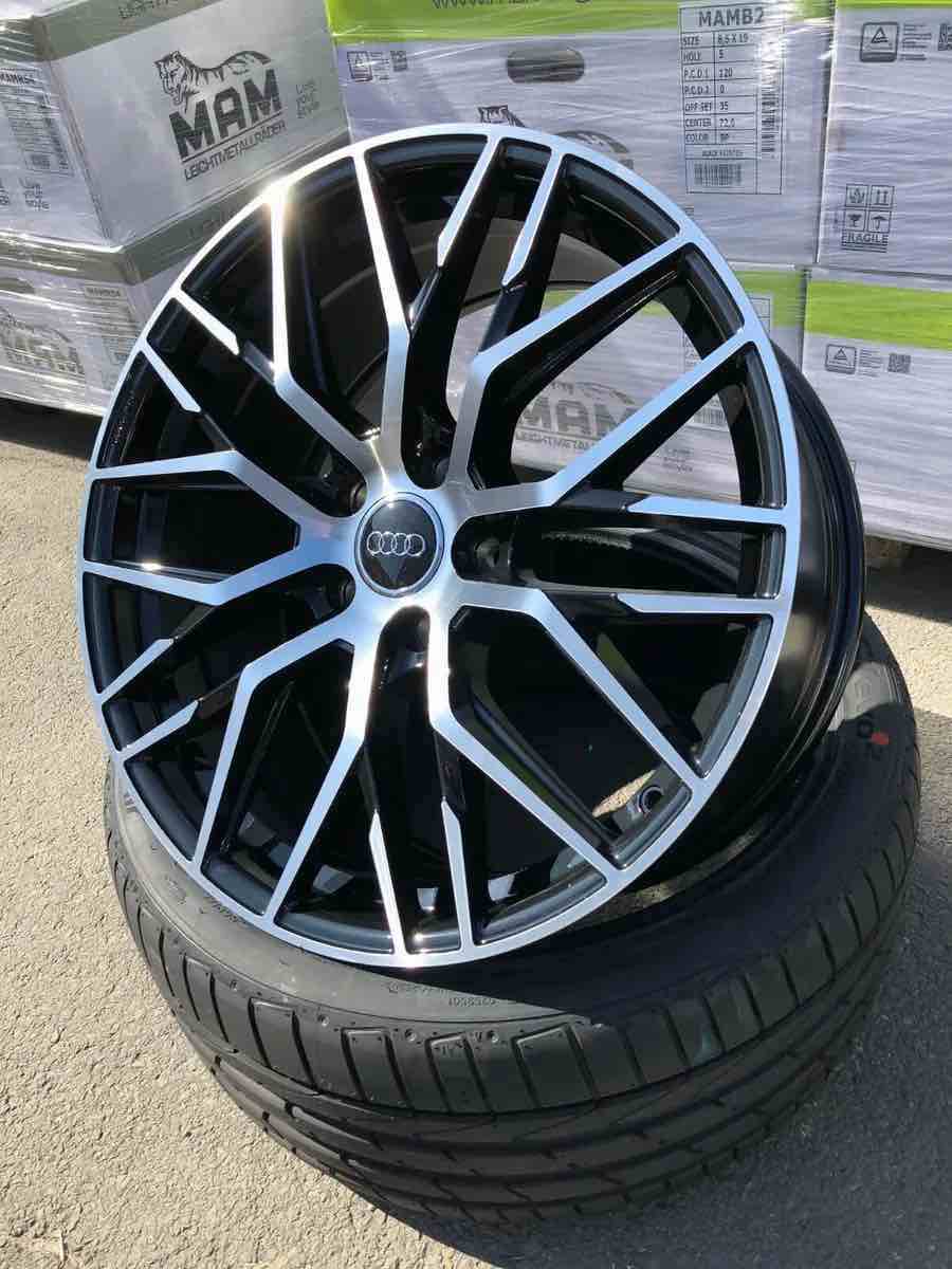 JANTE NEUVE TYPE RS SPORT BLACK POLISH 5x112 9x21"